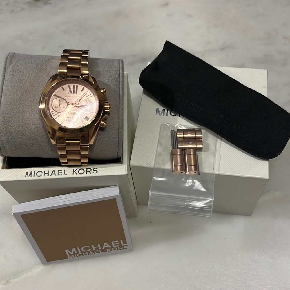 Michael Korea watch Rosa Gold